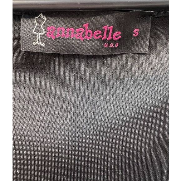 Womens Annabelle Dress Size Small Black and Teal Short Mesh Sleeve - Picture 7 of 12